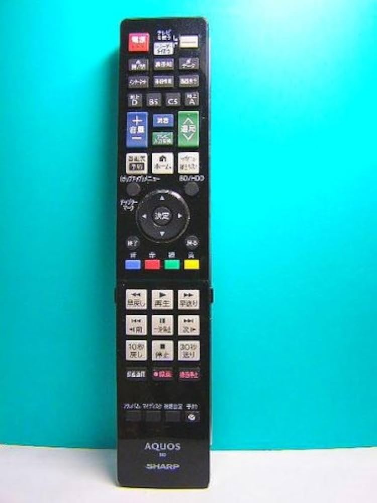 シャープ BDリモコン GA908PA Amazon | シャープ BDリモコン GA908PA | シャープ(SHARP) | AV